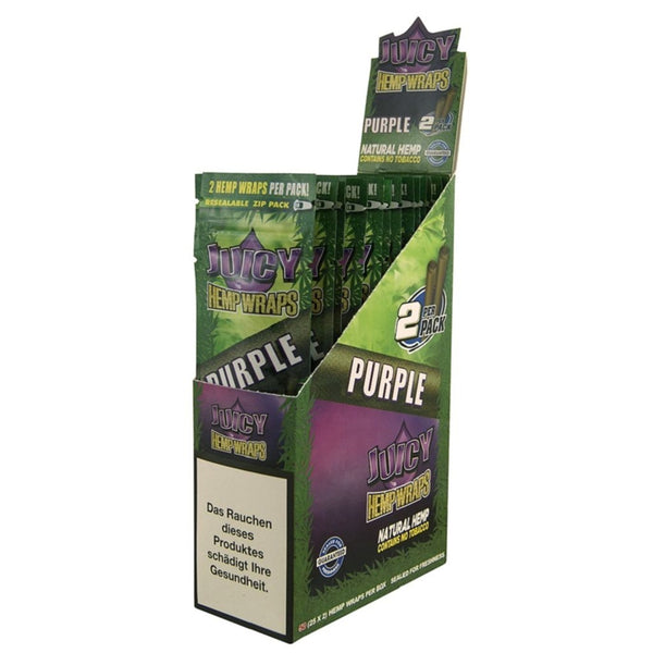 Boite de 25 Juicy® Hemp Wraps - Purple (Raisin 🍇)