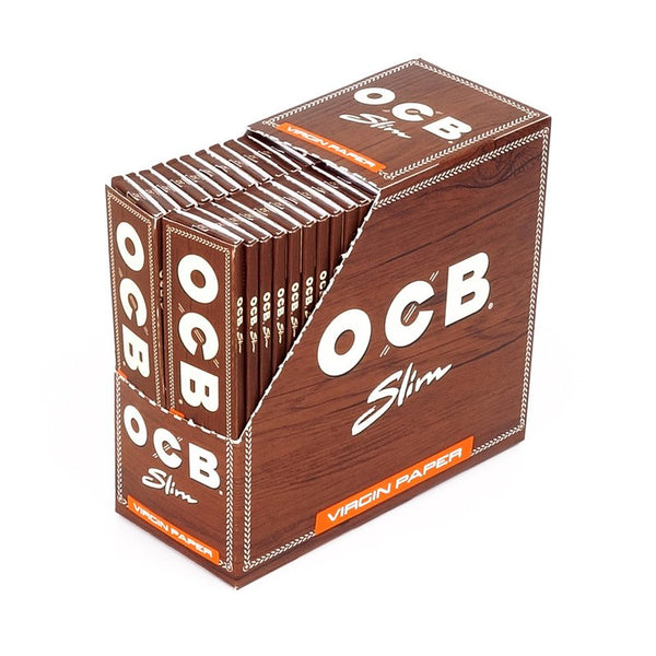 Boite de 50 paquets OCB® Slim Virgin Paper