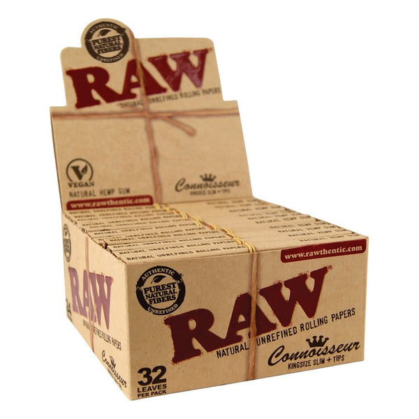 Boite de 24 paquets RAW® Connoisseur + Filtres